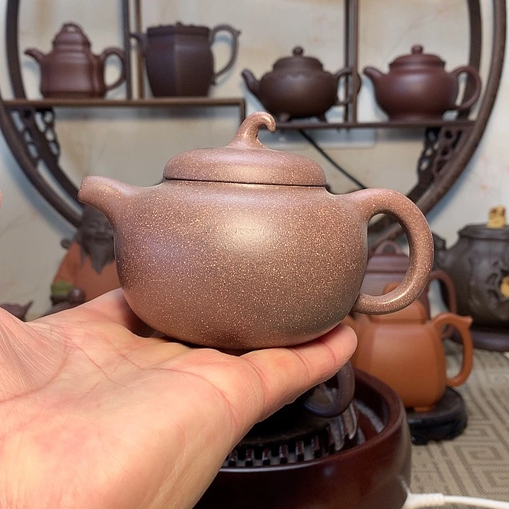 紫砂茶壶厚**物原矿紫砂壶