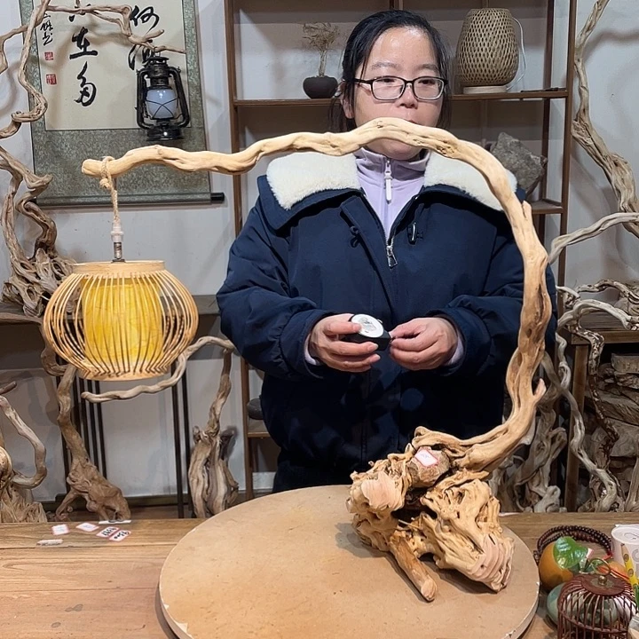 木杜鹃根根艺摆件5