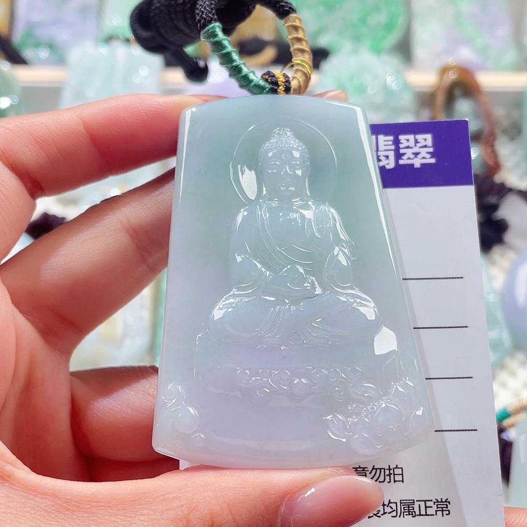 颈饰未镶嵌翡翠阿弥陀佛