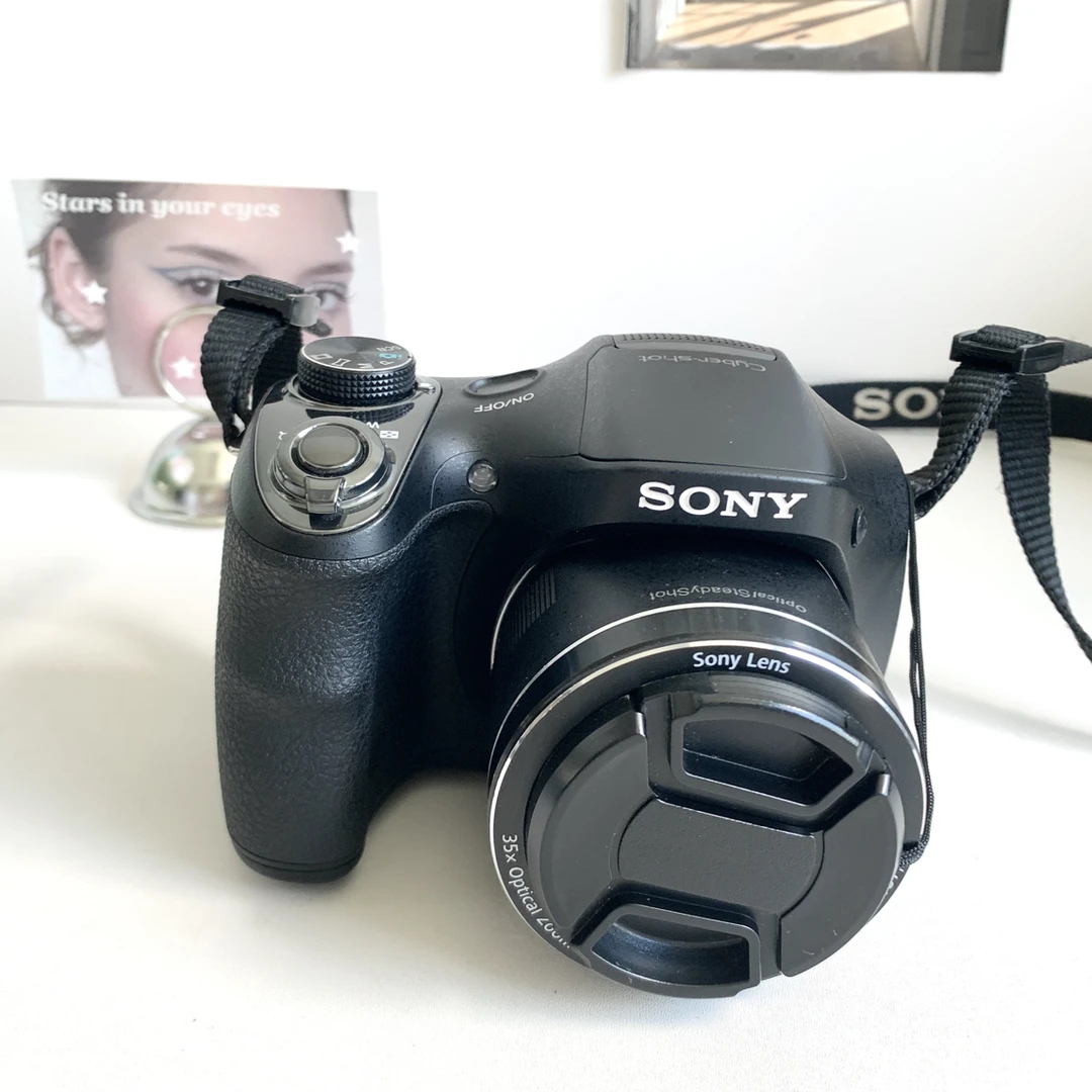 9新 Sony/索尼 h300黑色 五号电池自备2000万像素35倍大长焦