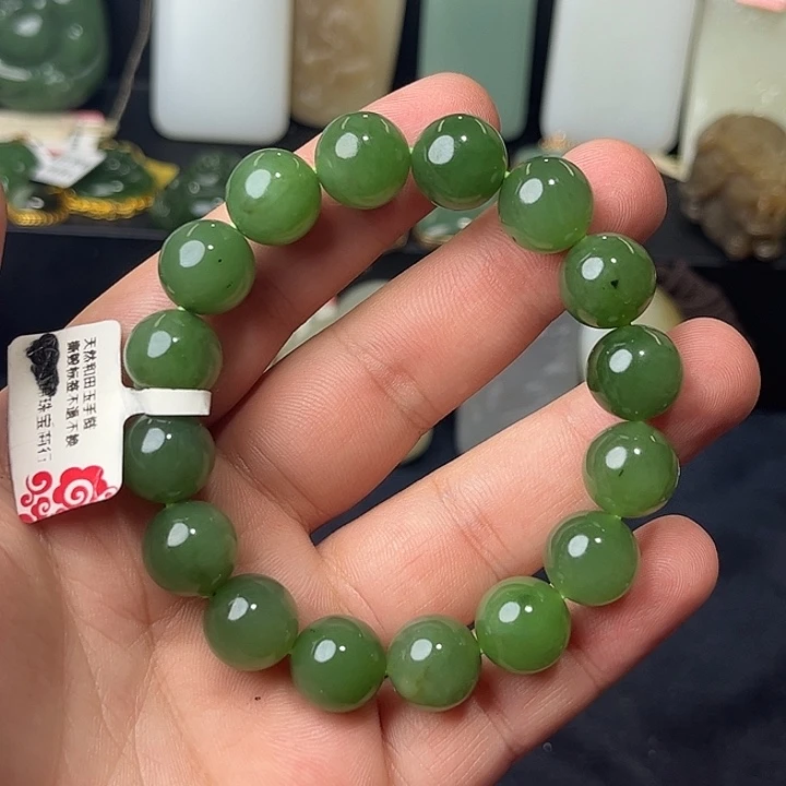 和田玉未镶嵌手链37