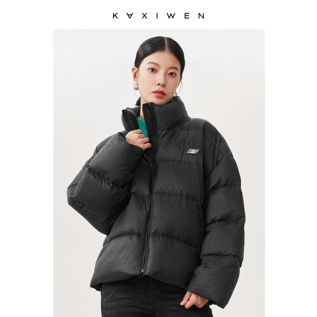 【达人专享】短款面包服加厚宽松羽绒服X10BYE8735