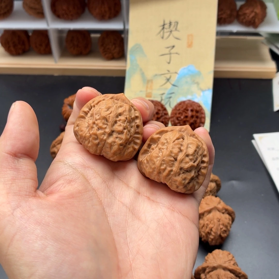 0***8文玩核桃把件三角蛙39/41