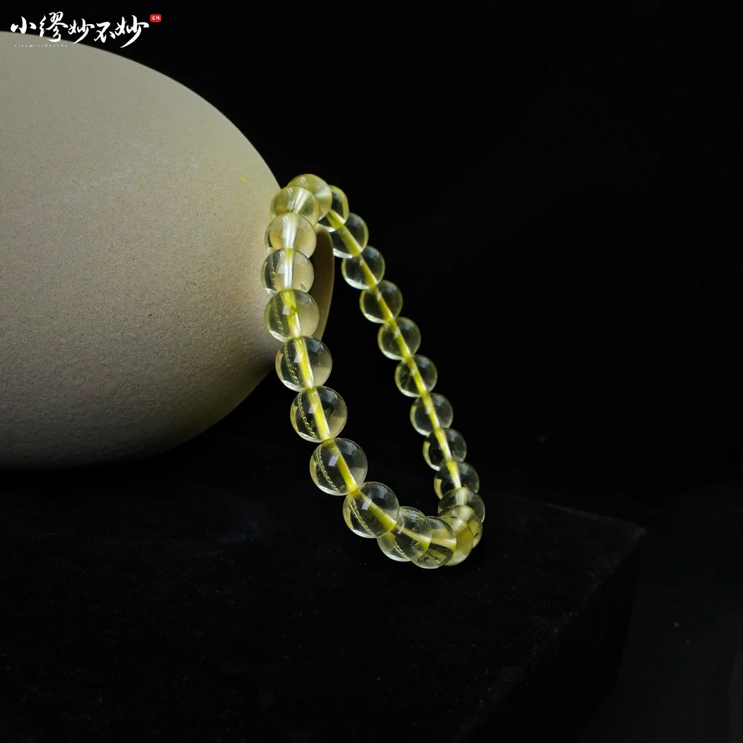 【缪老师严选】YY6050 财/富加速器/柠檬黄水晶手链 多样性发其一