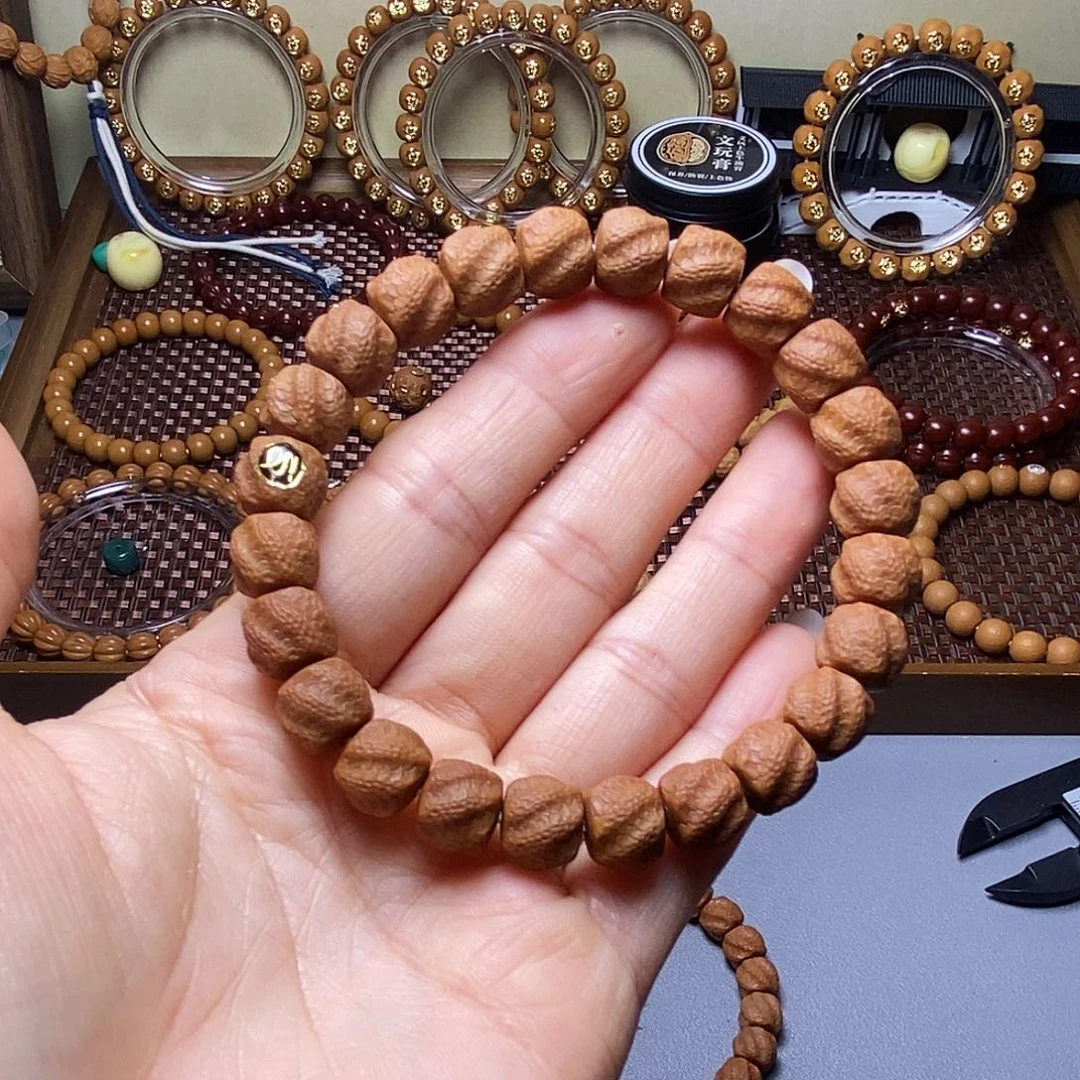 手串猴头核桃金标小灵蛇全品