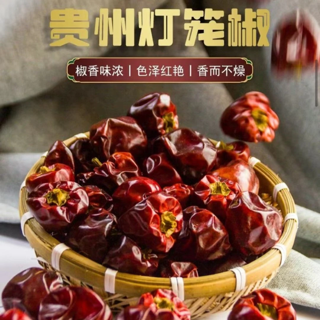 正宗贵州产地灯笼椒微辣香辣中辣特香麻辣香锅火锅批发辣子干辣椒