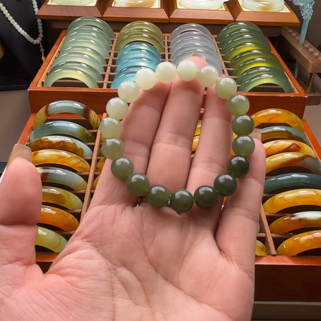 和田玉手串未镶嵌