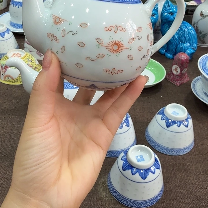司***贼景德镇彩米通茶壶