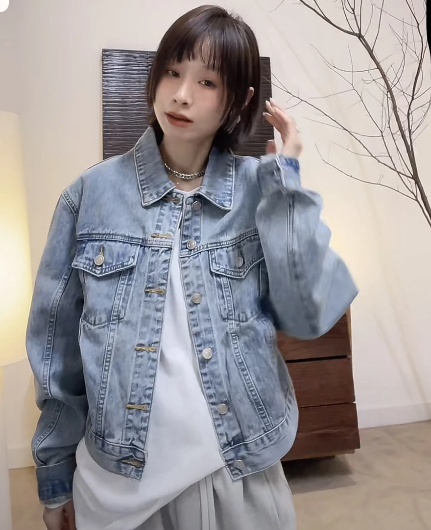 LIS&Az-短版设计师款牛仔外套CT21312