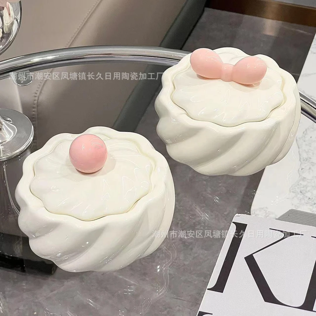 创意陶瓷烟灰缸带盖防飞灰家用客厅轻奢高端大气办公室烟缸高级感