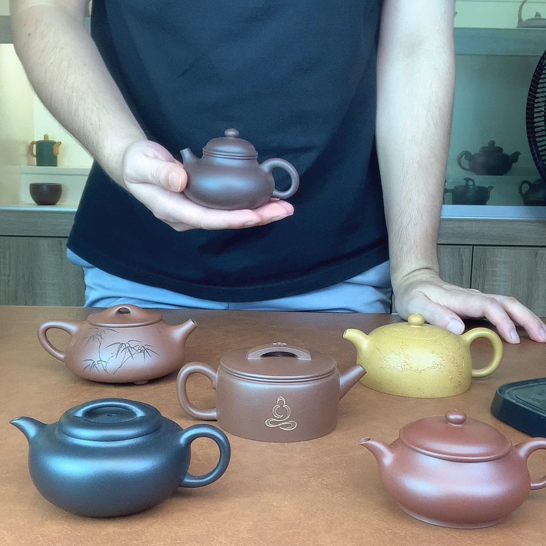 过***烟茶壶紫砂全手工制作