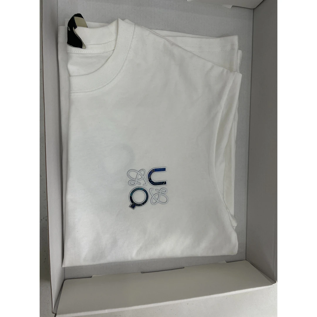 【大罗印花渐变】夏季重磅罗字母潮牌宽松短袖1100-06-9150