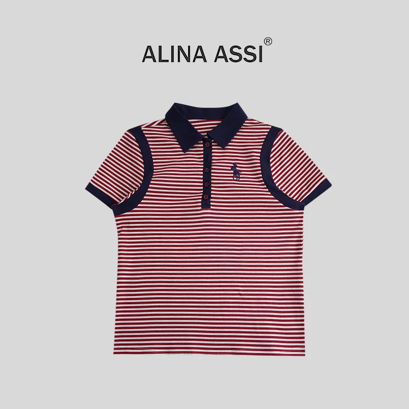 【糯米姐】2025春夏新款百搭时尚T恤简约显瘦短袖上衣Y0518