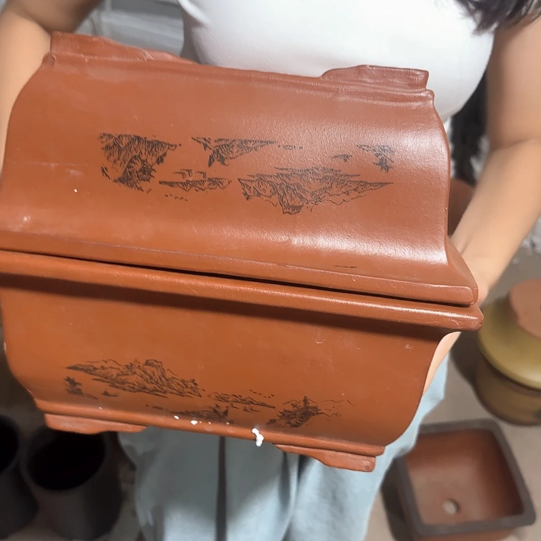 紫砂花盆口径口径26 18 10