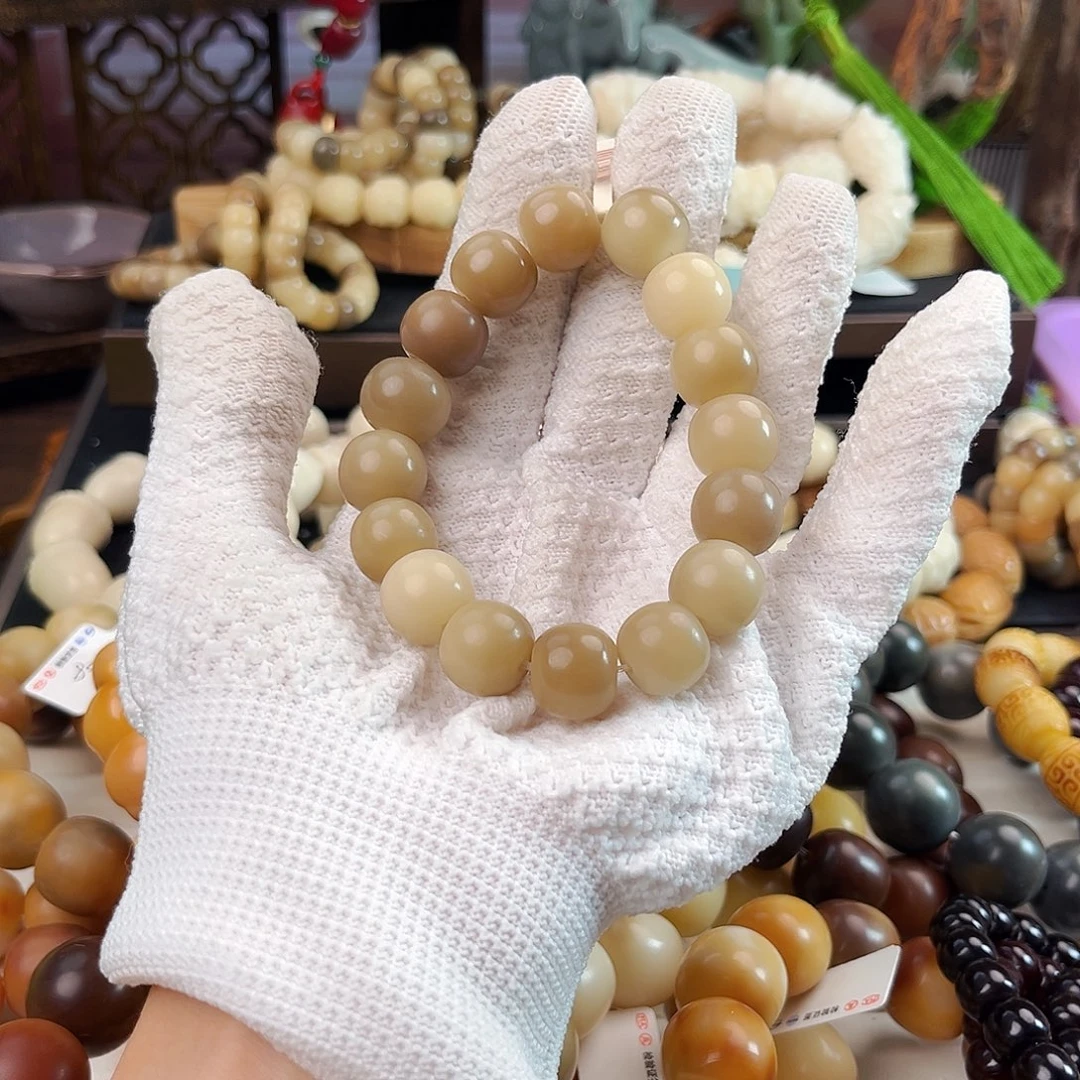 菩提根/象牙果手串青苹果微瑕不退换