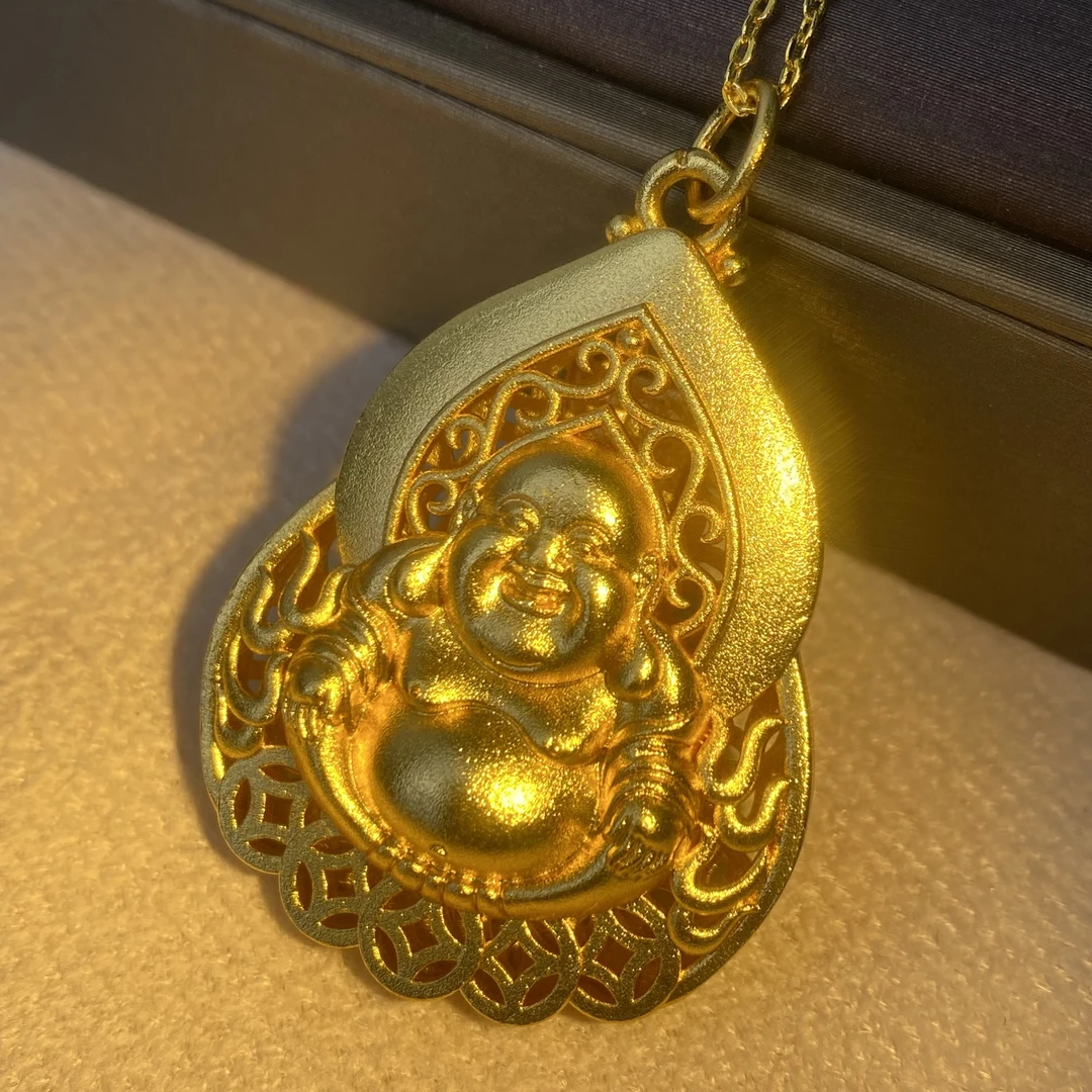 6250【赠链条】轻奢精品金色女士项链