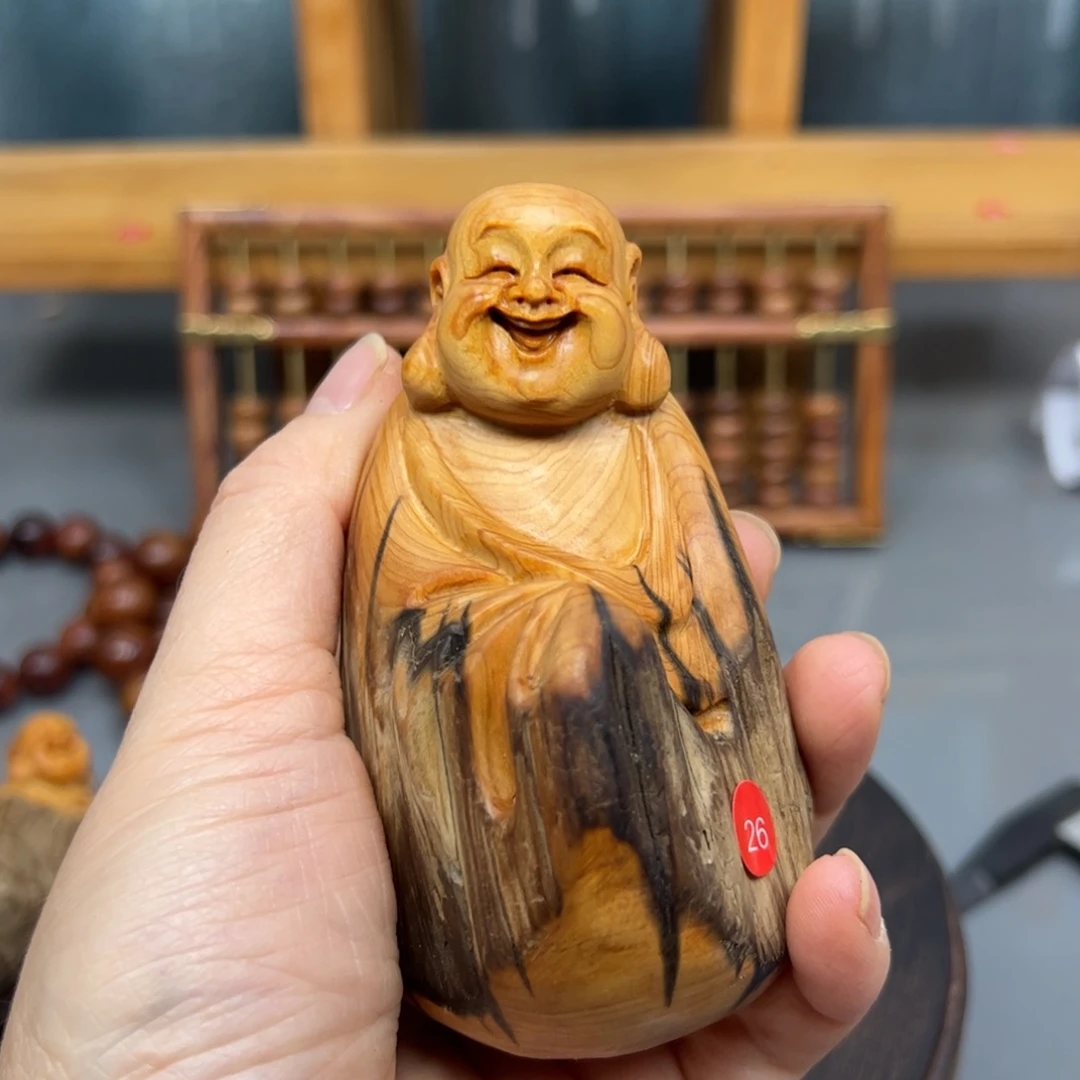 柏木崖柏木摆件手把件46