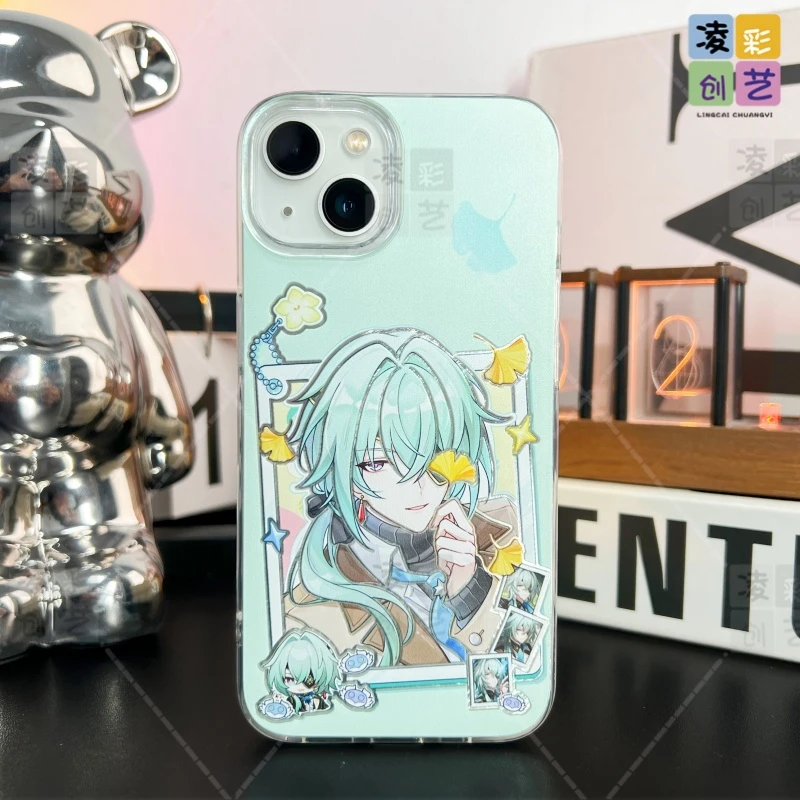 凌彩创艺手机壳适用苹果华为小米vivo崩铁周边枫叶遐蝶大孔冰川壳