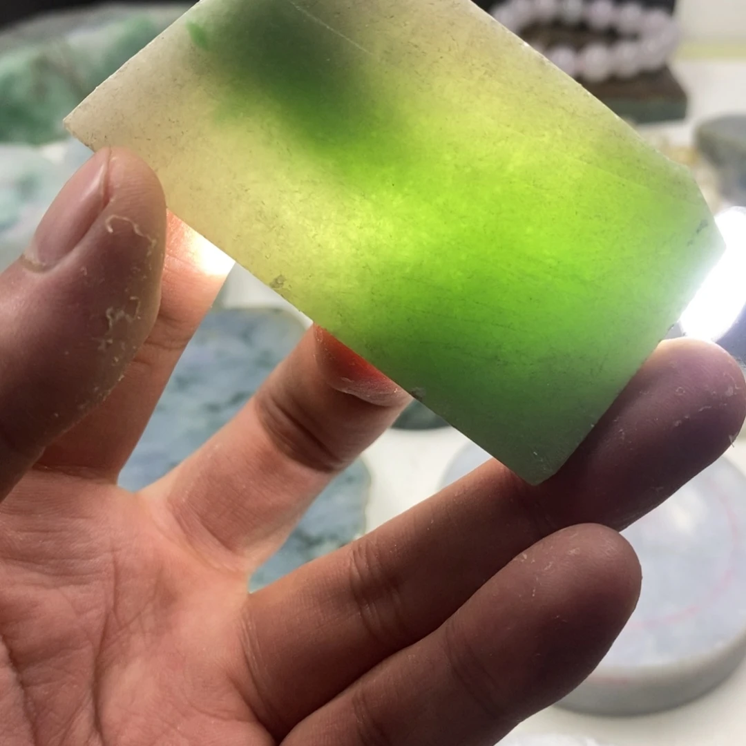 翡翠散珠天然缅甸翡翠a货42