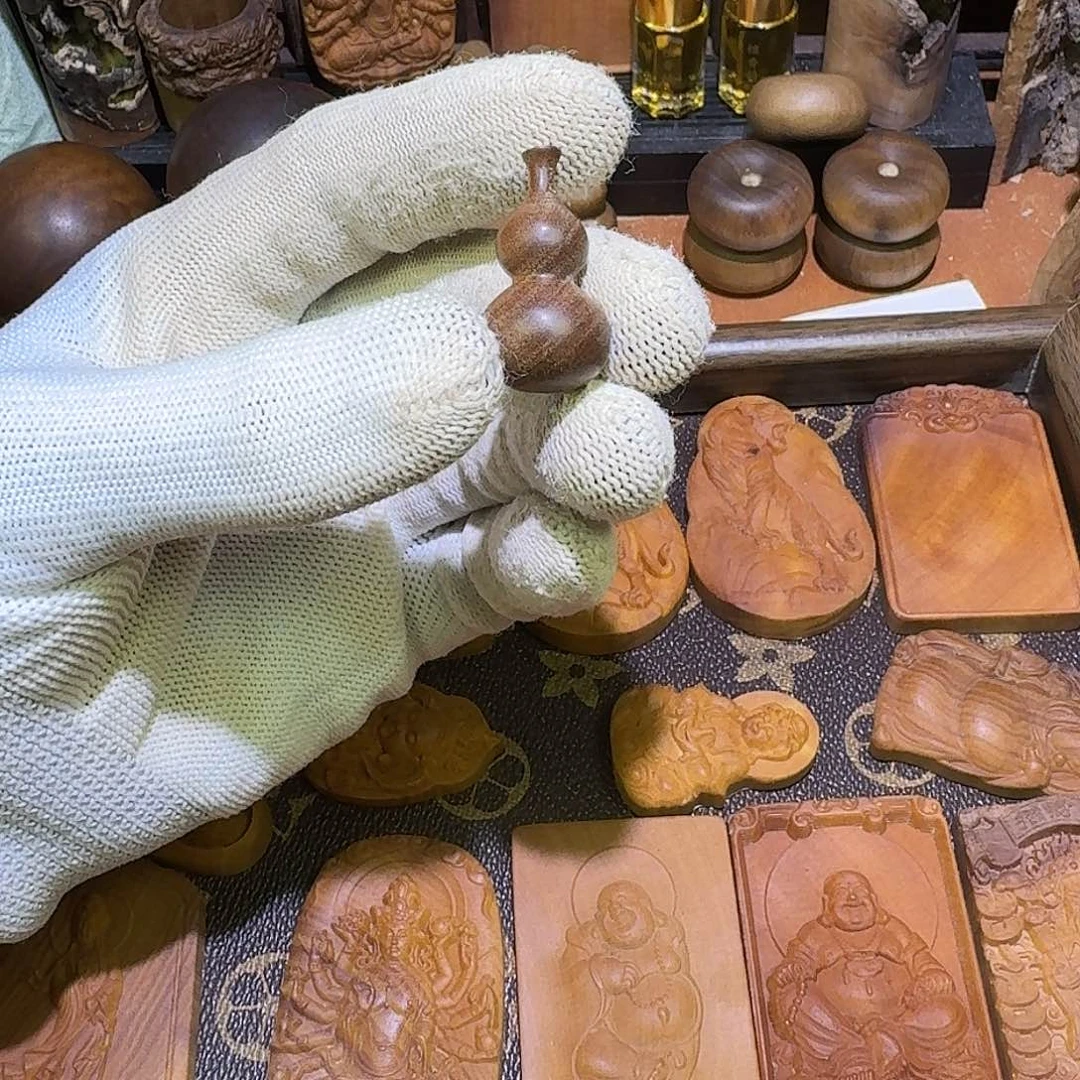 檀香木老山檀黑肉小葫芦