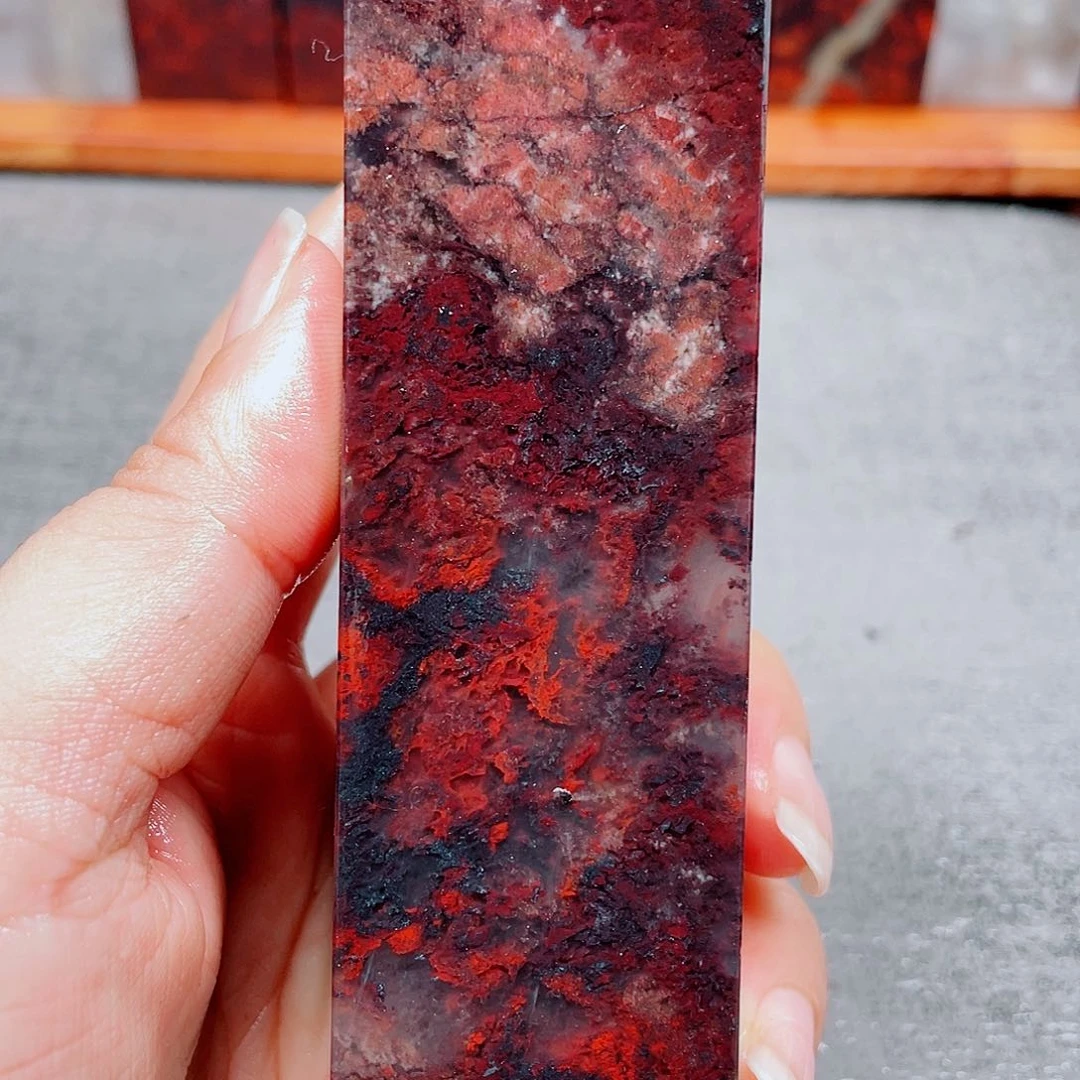 【闪购商品】玉桂林鸡血玉印章素章