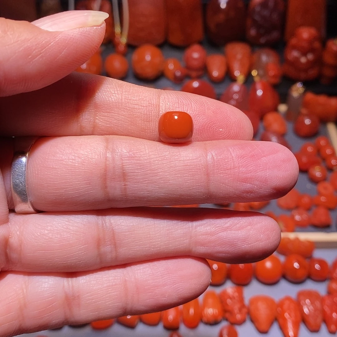 怪***叔南红玛瑙未镶嵌老型9