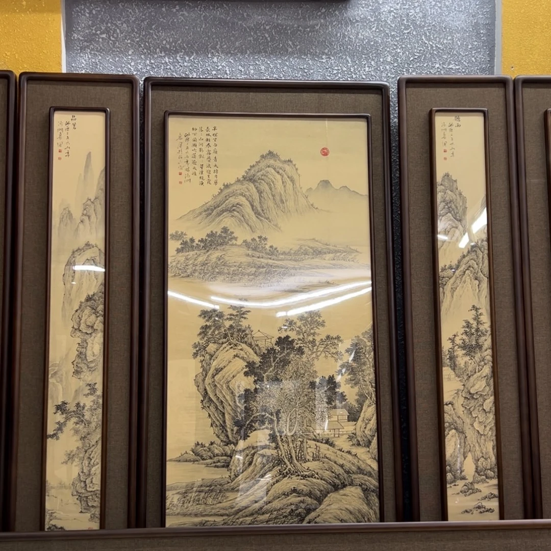 卡***虎国画亲笔手绘作品