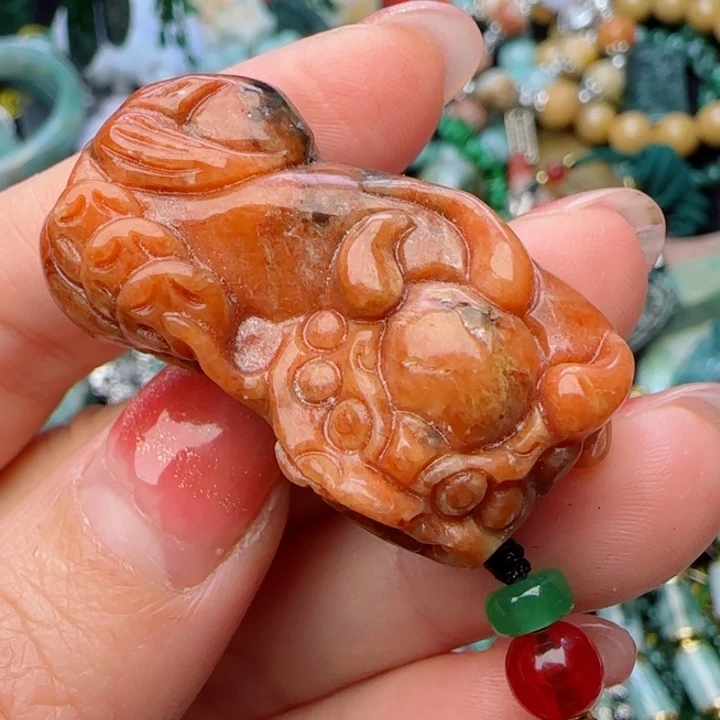 翡翠颈饰未镶嵌天然A货93