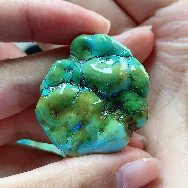 未镶嵌绿松石珠宝奇石