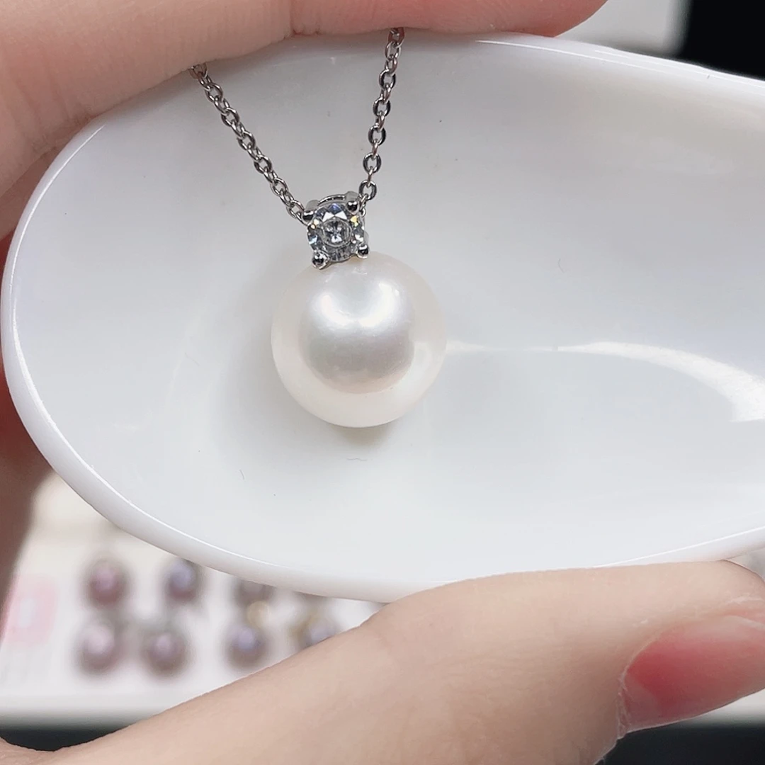 合金淡水珍珠吊坠(赠链)