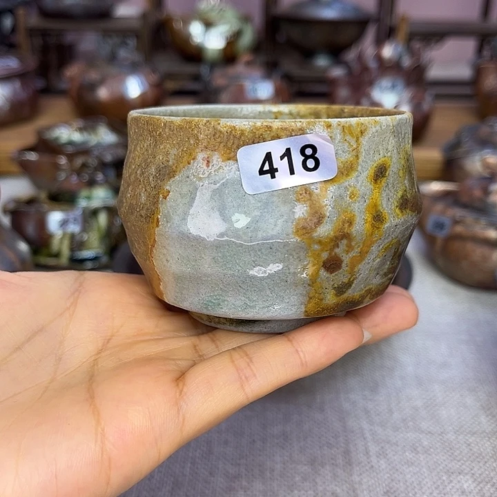 裸柴烧陶瓷手工茶器