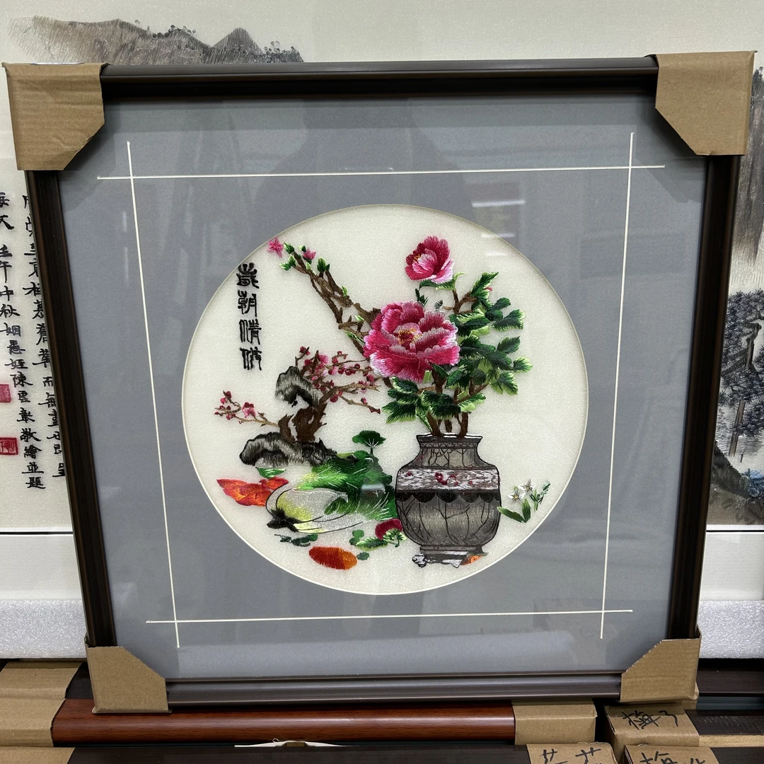 苏绣【方款】新中式多场景装饰画