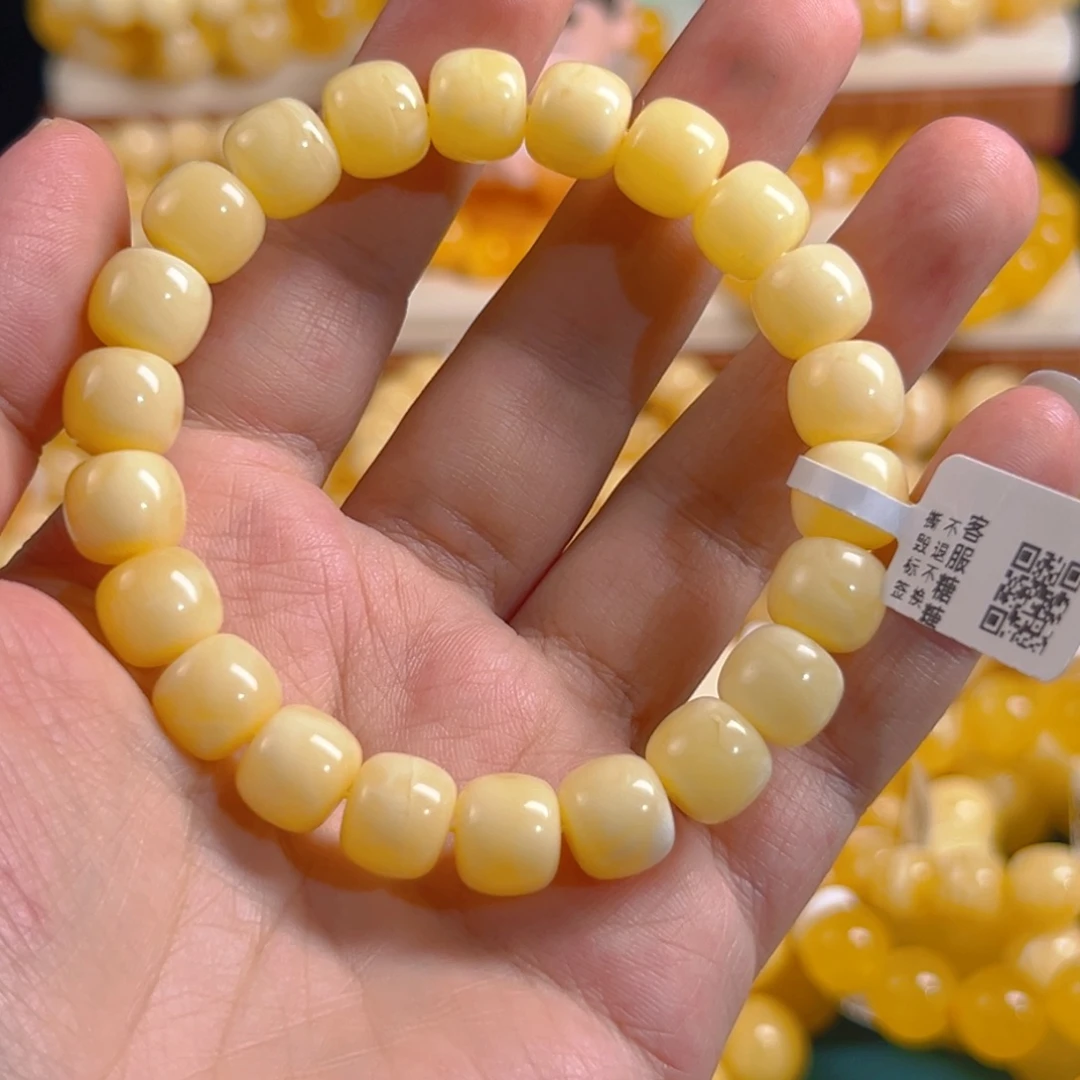 焦***朵裸石琥珀未镶嵌10.7mm俄料精工老型手串15.66JP