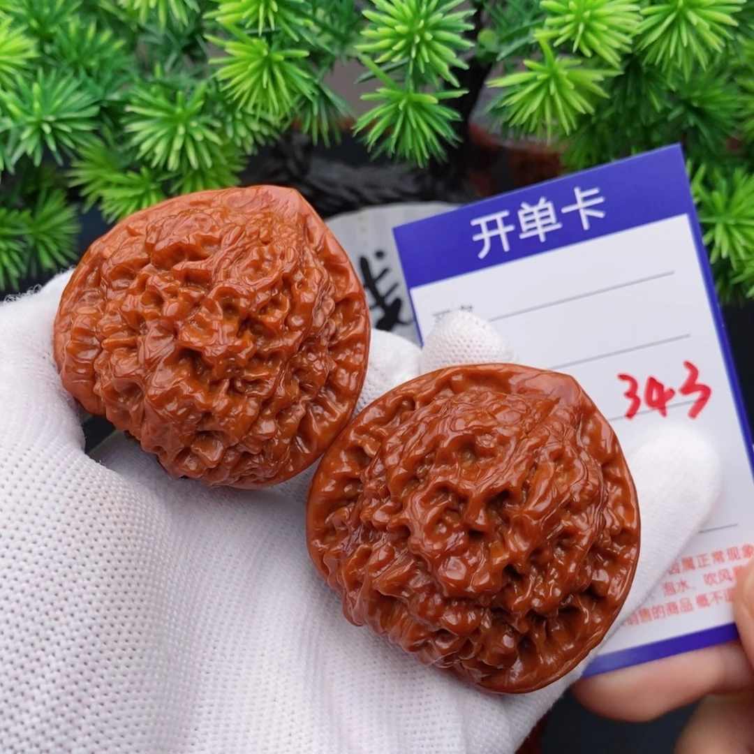 文玩核桃把件49官帽343