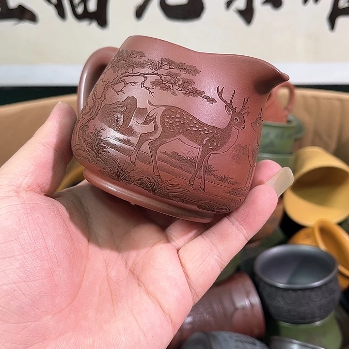 茶杯紫砂全手工紫砂主人杯