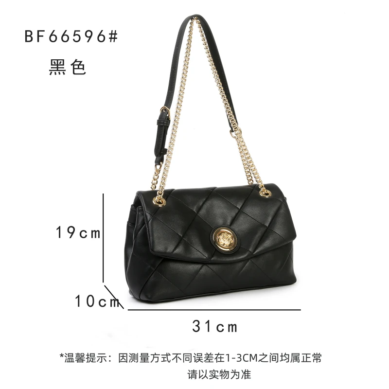 【YI CHEN】BF-66596-黑色-高定轻奢时尚百搭潮流女神包包