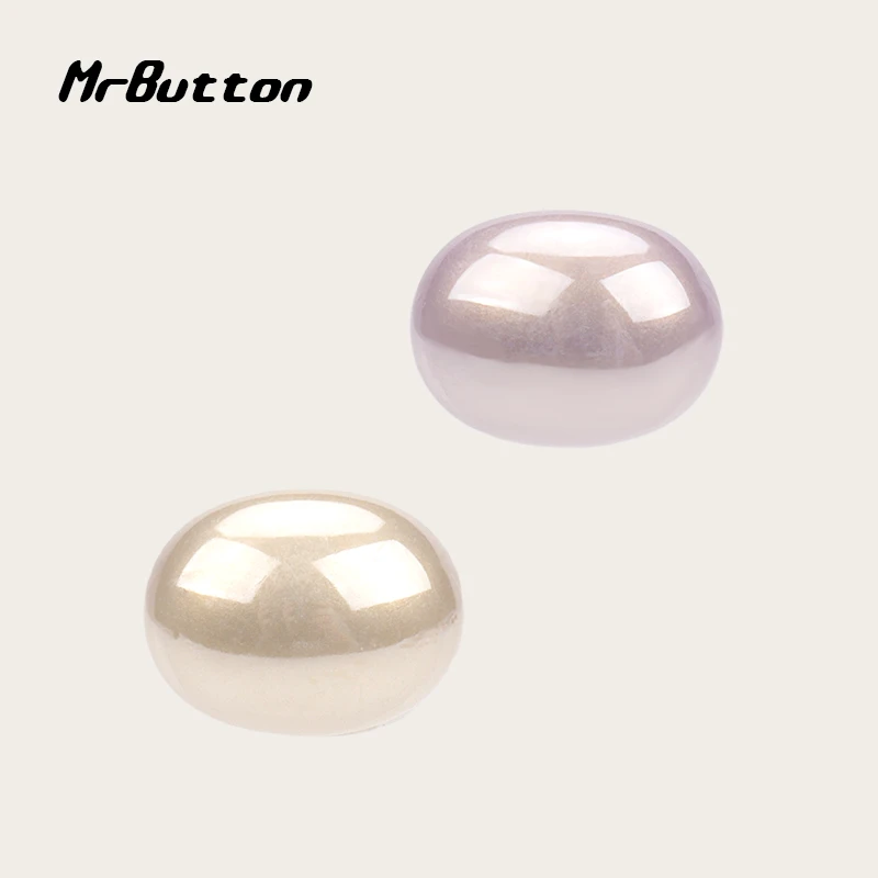 MR BUTTON 轻奢仿珍珠纽扣女针织衫开衫毛衣纽扣小香风外套扣子