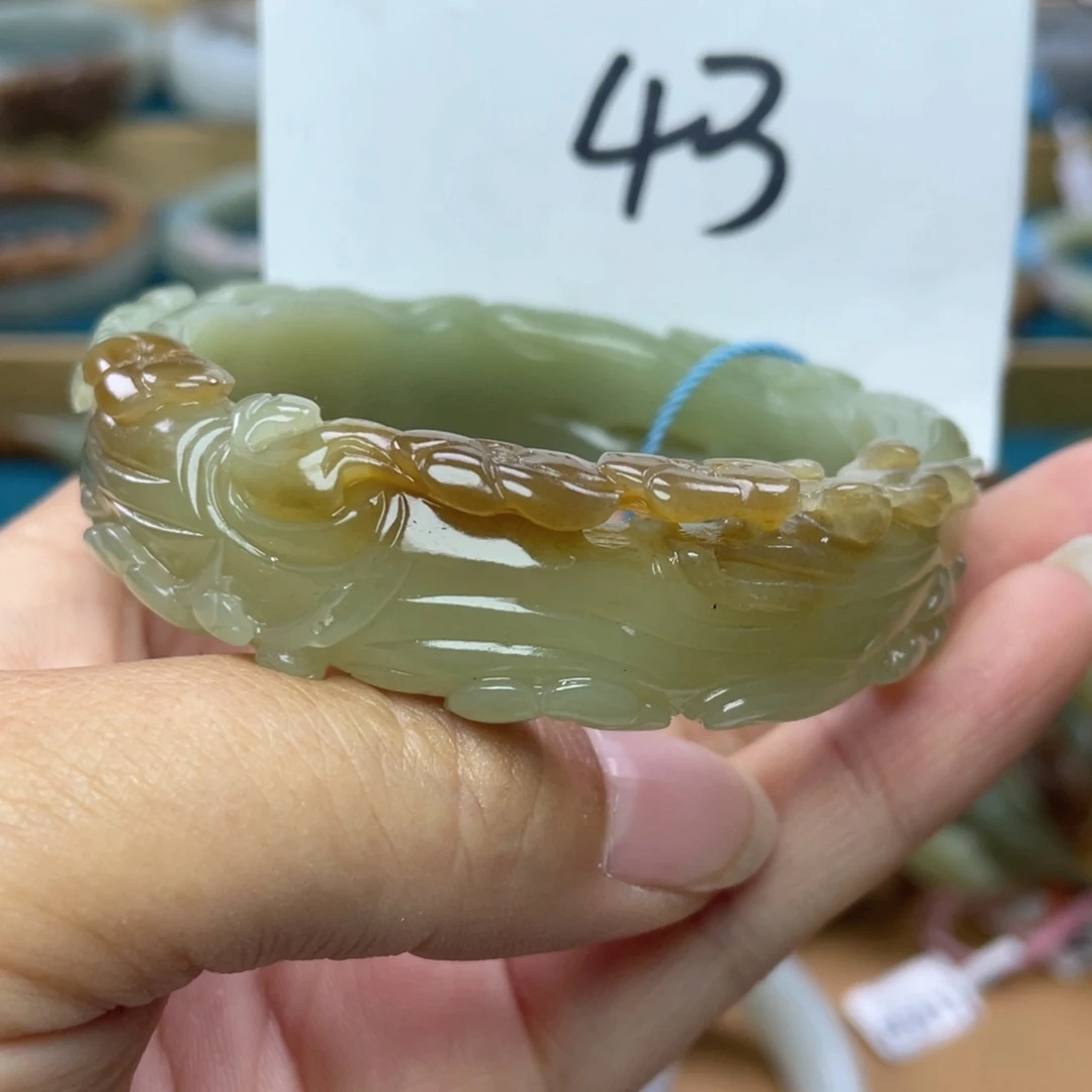 未镶嵌手镯和田玉圈口55