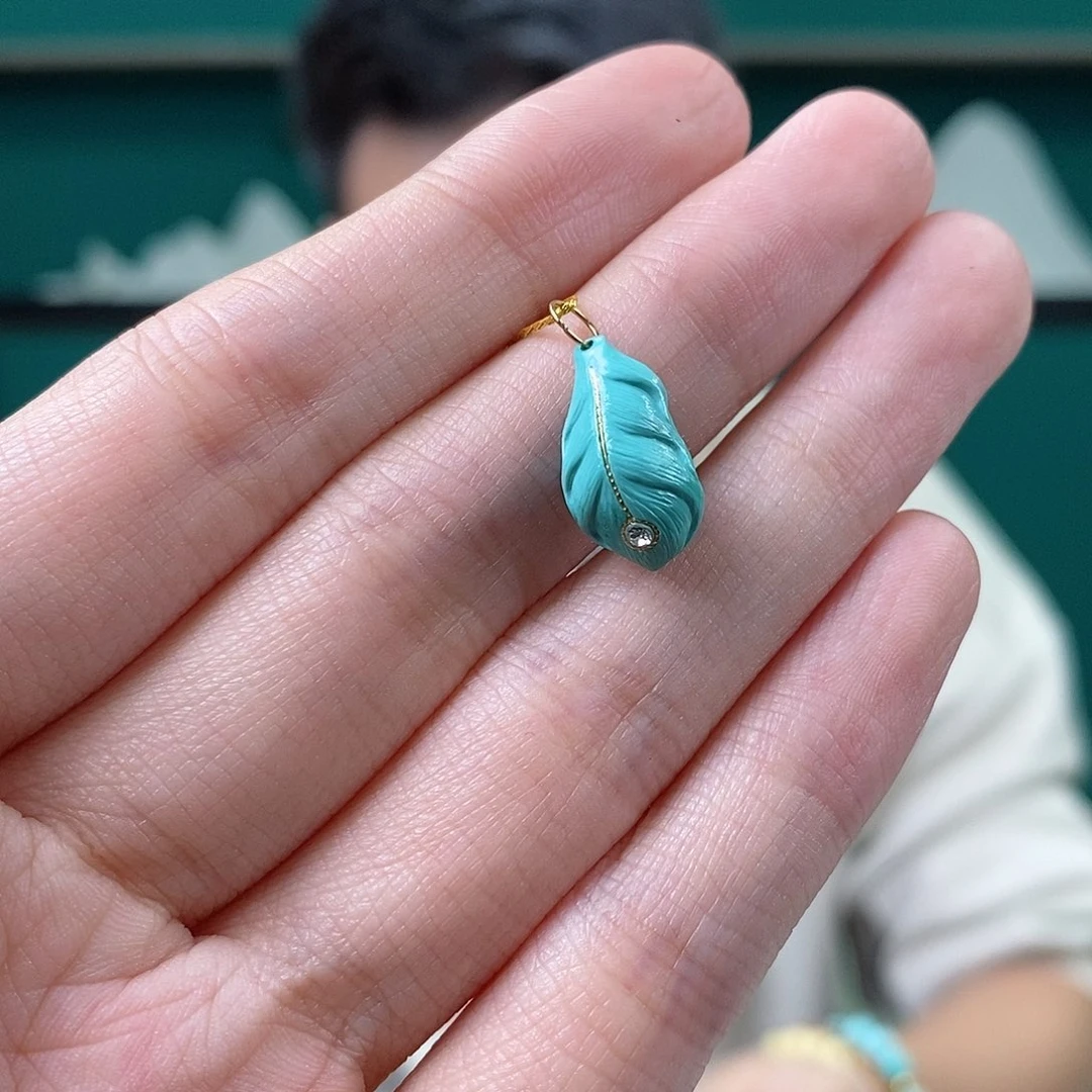 绿松石未镶嵌珠宝奇石