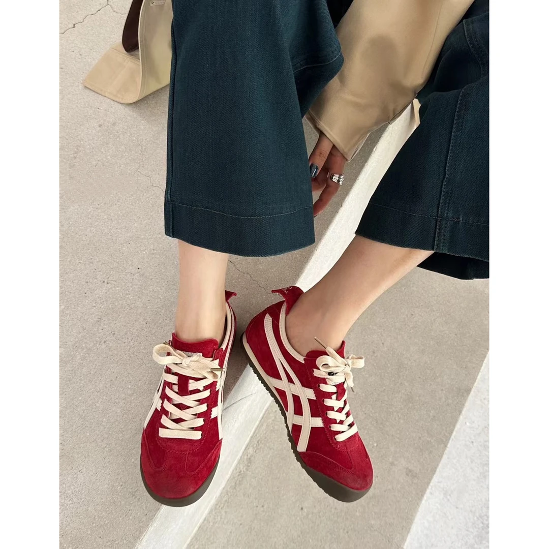 【特价】烈焰红色圆头休闲鞋D89156-29