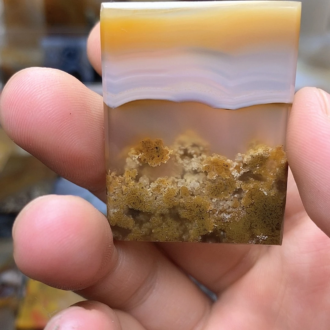 玛瑙/玉髓未镶嵌珠宝半成品无***轮