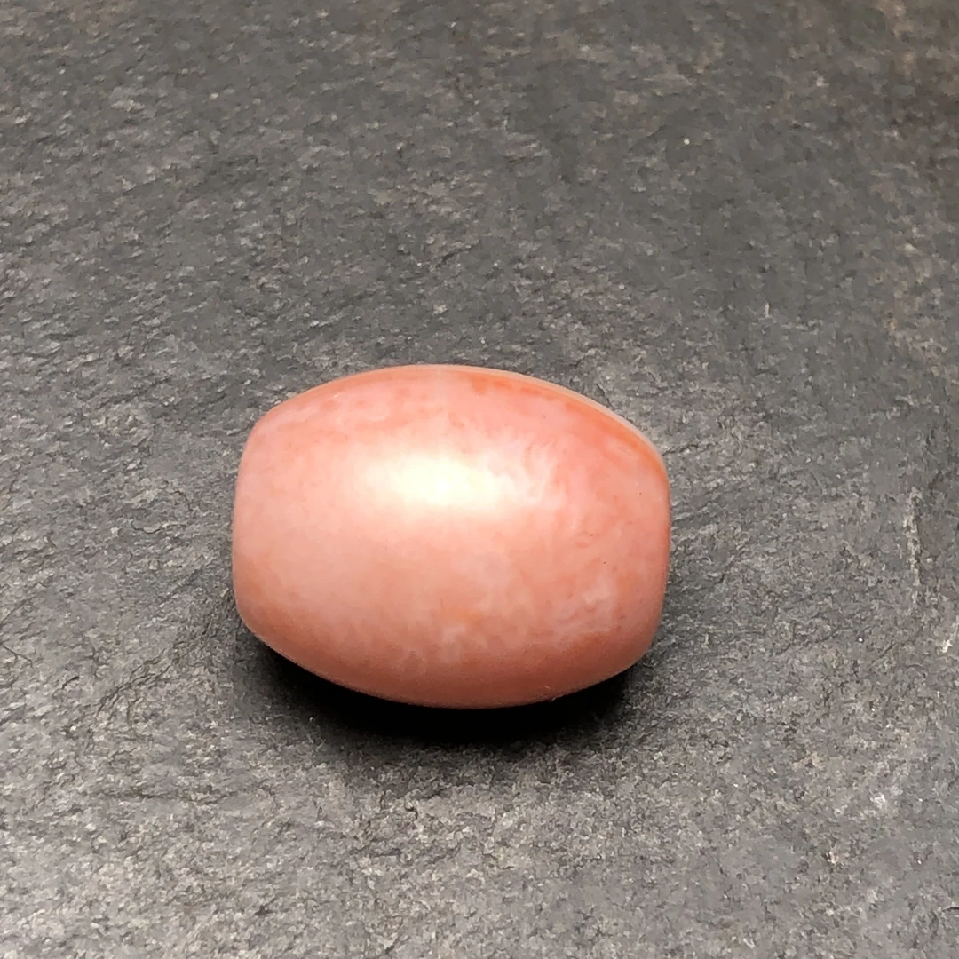 原矿川料南红玛瑙纯手工打磨尺寸17.4x13.8毫米