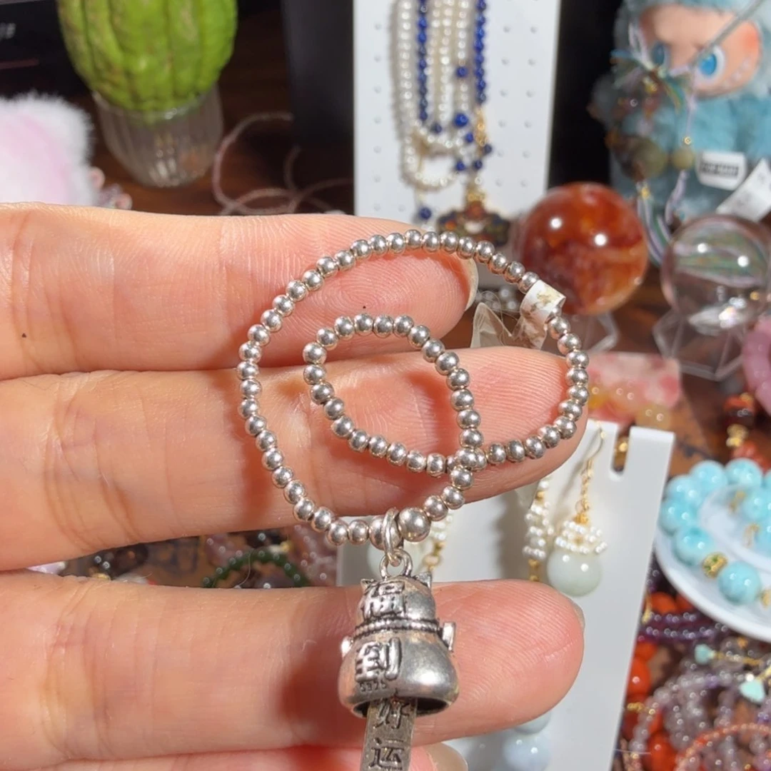 M****水晶手链银S925镶嵌银戒指