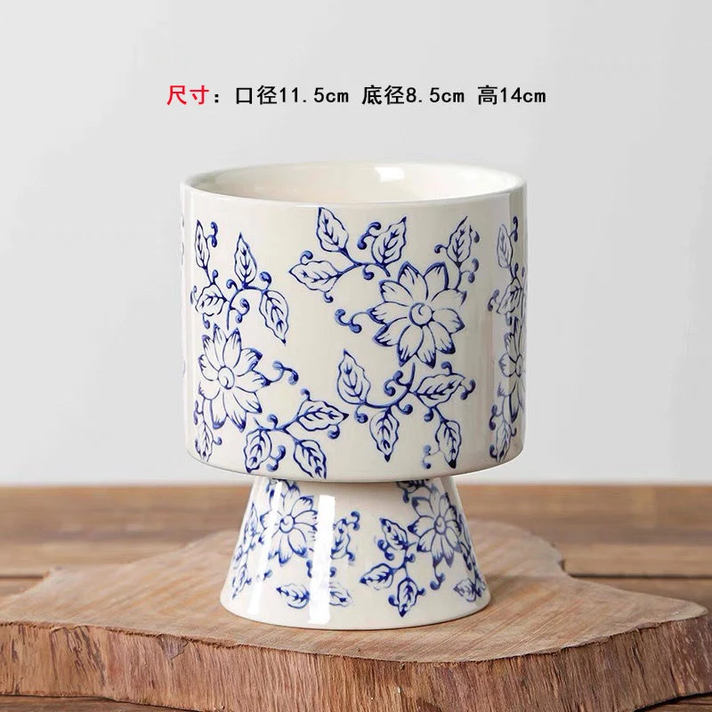【国风古典青花瓷】花盆1个