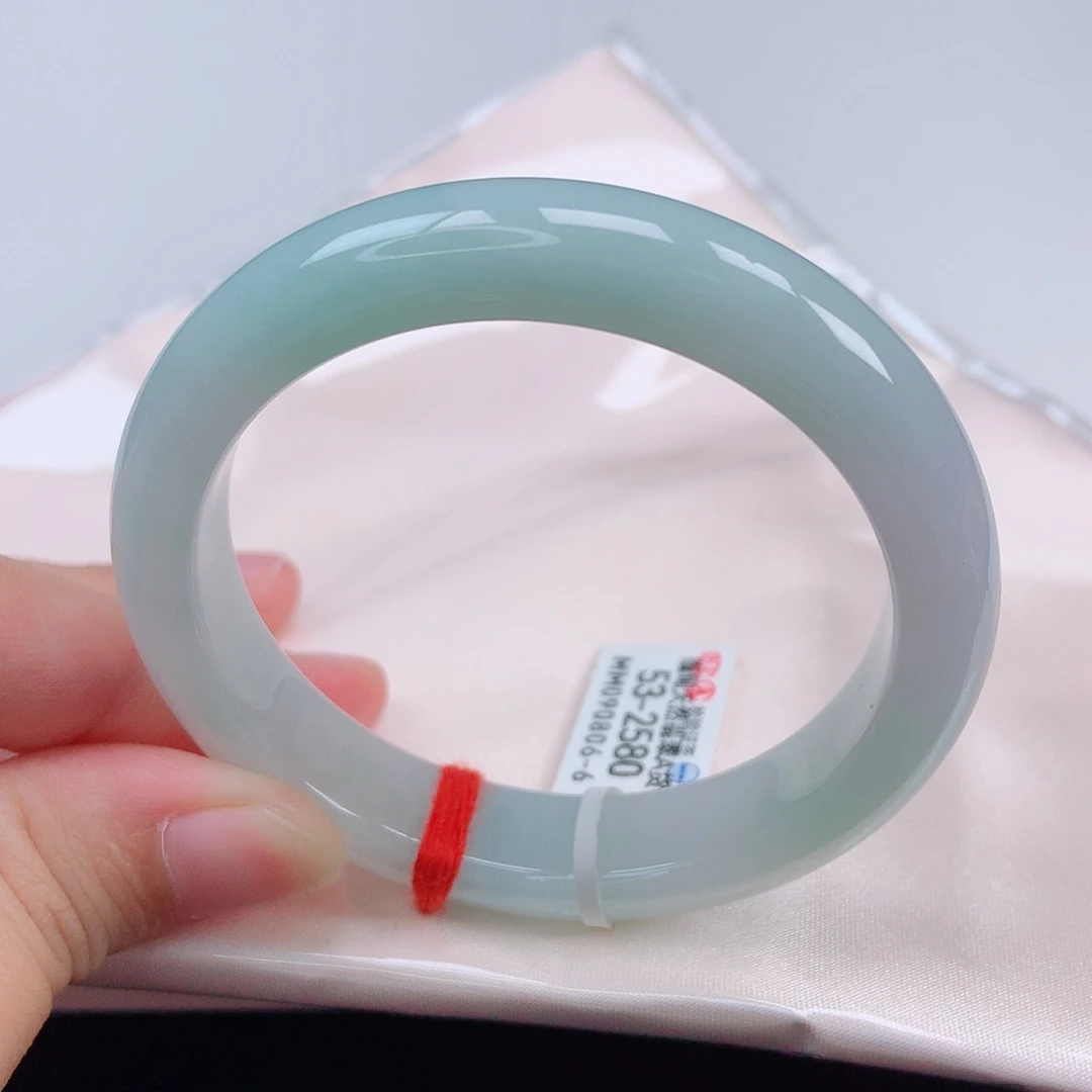 未镶嵌手镯翡翠53正圈