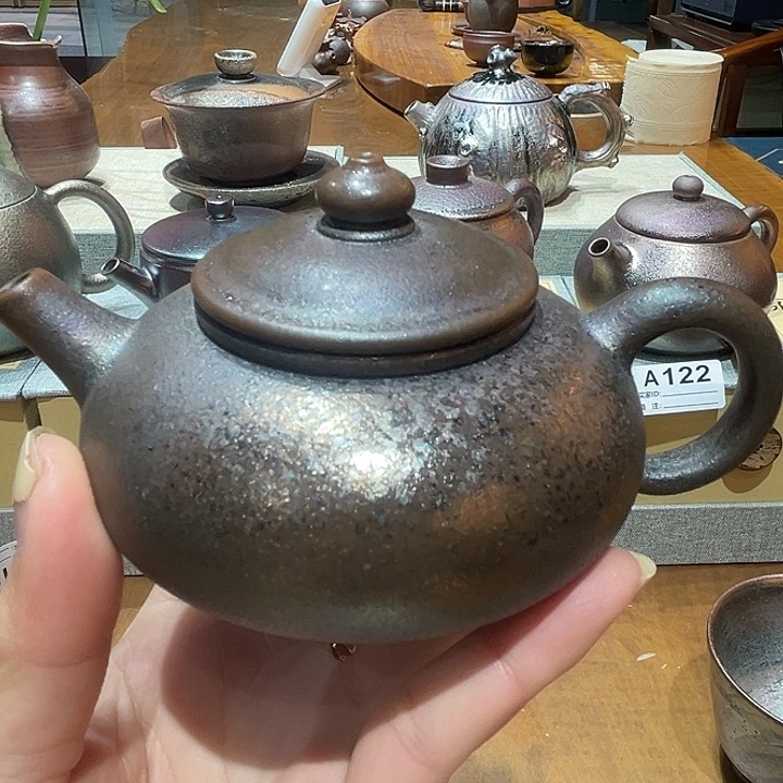 杯紫泥柴烧瑕疵茶壶不退换