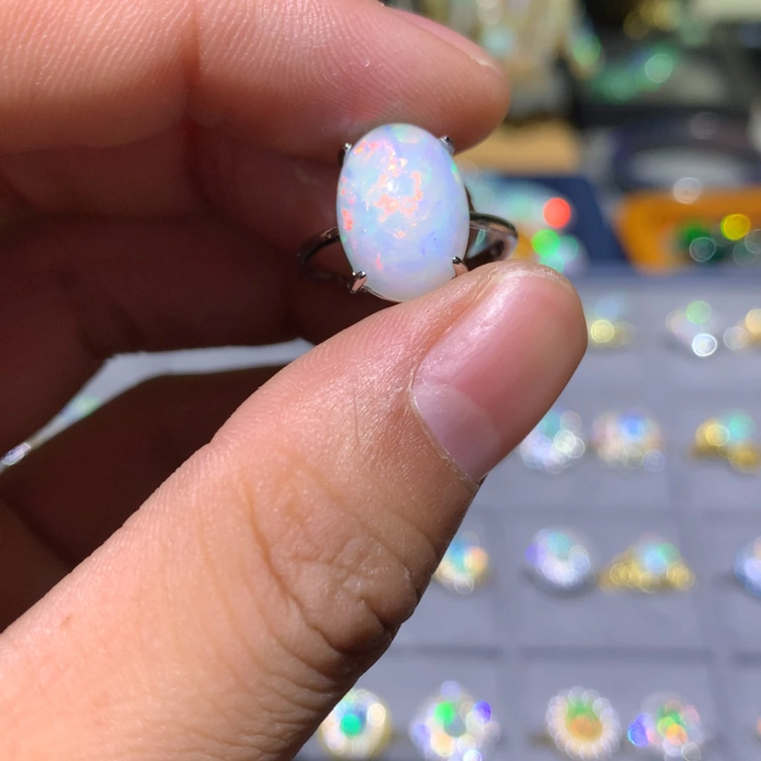 欧泊合金欧泊戒指