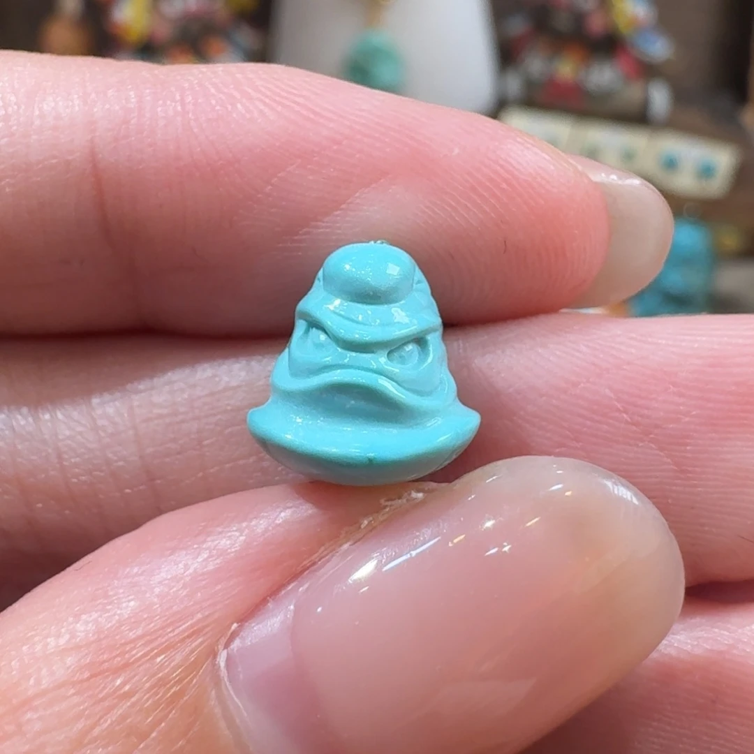 绿松石未镶嵌分院帽配饰