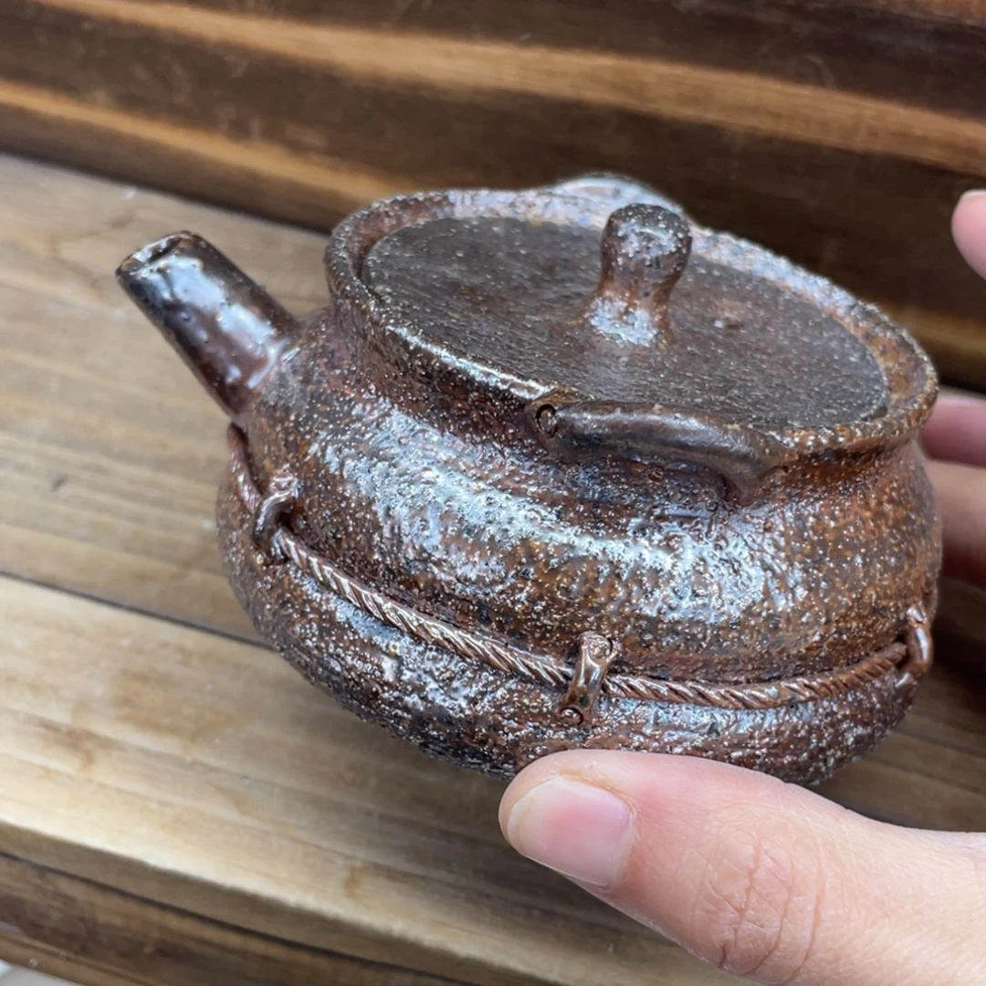 陶纯手工柴烧茶壶茶具