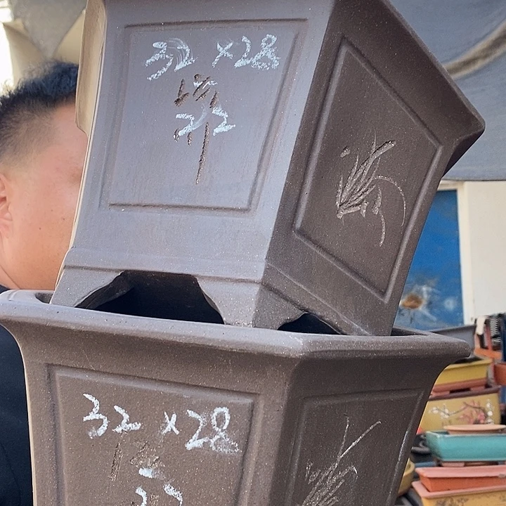 紫砂花盆紫砂花盆
